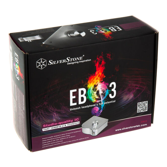 SilverStone SST-EB03S Ensemble Kopfh&ouml;rerverst&auml;rker - silber image number 6