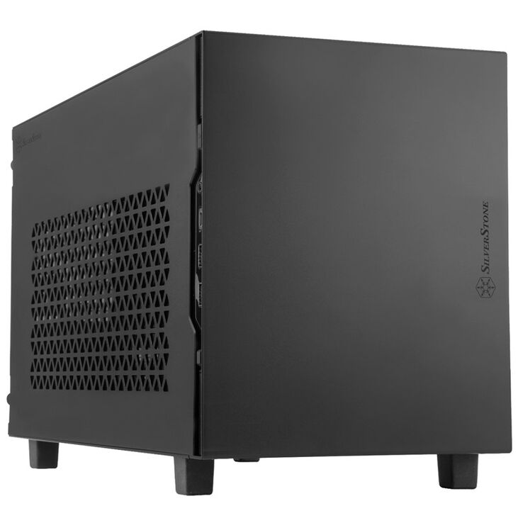 SilverStone SST-SG15B Sugo Mini-ITX Gehäuse - schwarz image number 1