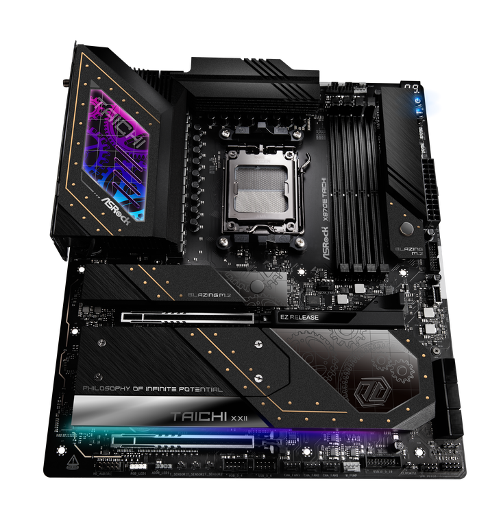 ASRock X870E Taichi motherboard, Socket AM5, AMD X870E, EATX, DDR5 image number 5