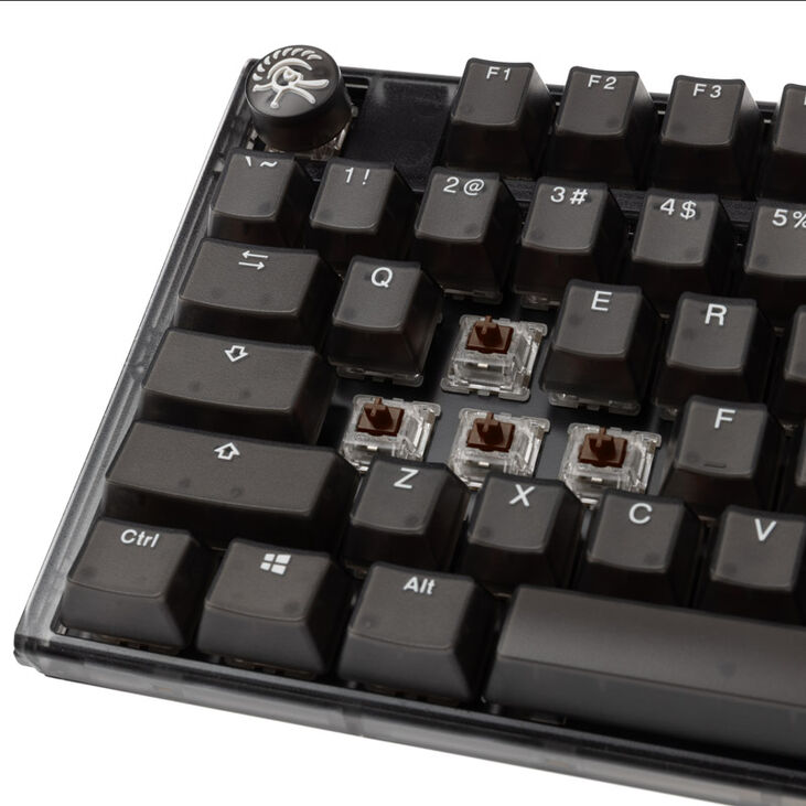 Ducky One 3 Aura Black TKL Gaming Tastatur, RGB LED - MX-Brown (US) image number 4