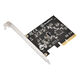 Silverstone SST-ECU07 USB-Adapterkarte, PCIe 3.0, 1x USB-C 3.2 intern - Low Profile