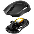 be quiet! Dark Perk Sym Gaming-Maus, kabellos, 32.000 DPI, 8.000 Hz - schwarz image number null