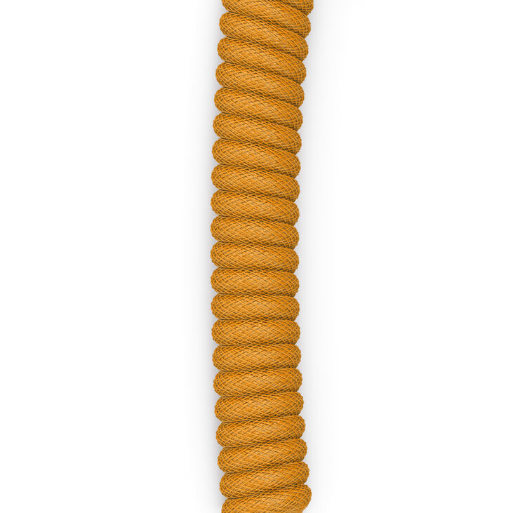 Glorious GMMK Coiled Cable Glorious Gold, Spiralkabel, USB-C/USB-A - gold/schwarz image number 4