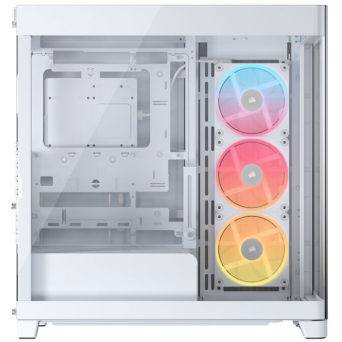 Corsair FRAME 4500X LX-R RGB PC Case, Mid Tower, E-ATX, Tempered Glass - White image number 5