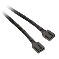 Watercool 4-Pin PWM Extension Male to Male, black - 90cm