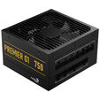 AeroCool Premier G1 80 PLUS Gold Power Supply, PCIe 5.1, ATX 3.1 - 750 Watt, black image number null