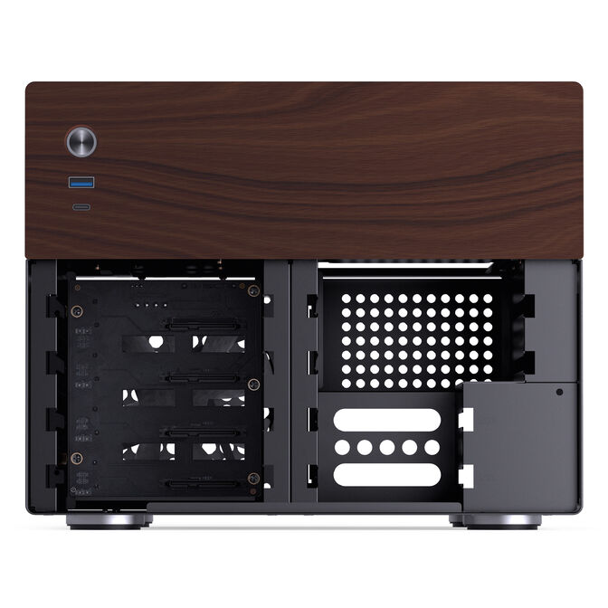 Jonsbo N4 NAS-Geh&auml;use, Micro-ATX - schwarz image number 9