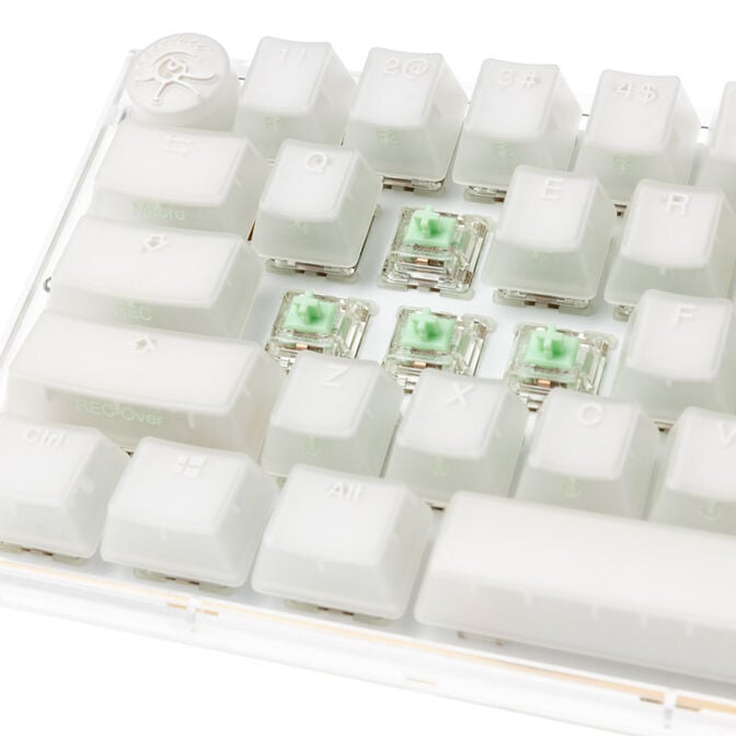 Ducky One 3 Aura White Mini Gaming Keyboard, RGB LED - Gateron Baby Kangaroo (US) image number 4