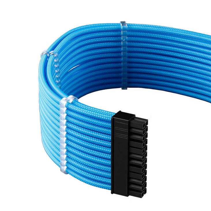 CableMod C-Series PRO ModMesh 12VHPWR Cable Kit für Corsair RM, RMi, RMx (Black Label) - hellblau image number 1