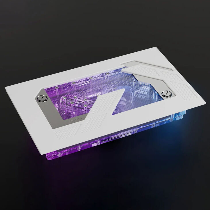 Alphacool Apex Distroplate für Dark Base Pro 901, mit Apex Pumpe, RGB - weiß image number 2