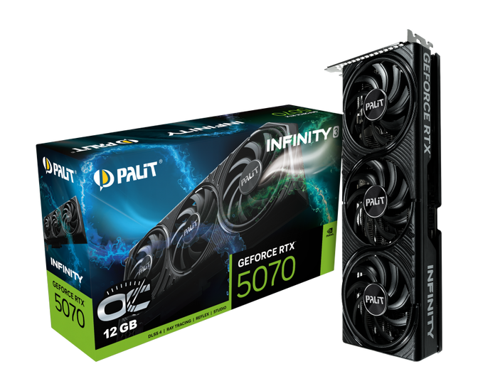 Palit GeForce RTX 5070 Infinity 3 OC, 12288 MB GDDR7 image number 0