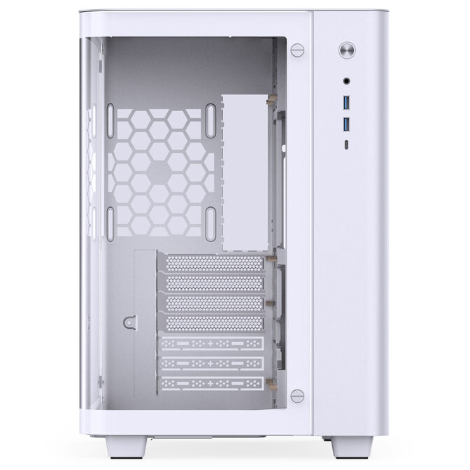 Jonsbo TK-3 PC Case, Mid Tower, ATX, Tempered Glass - White image number 8