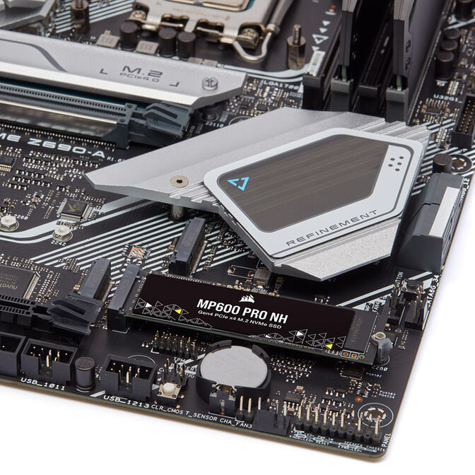 Corsair MP600 Pro NH NVMe SSD, PCIe 4.0 M.2 Typ 2280 - 4 TB image number 6