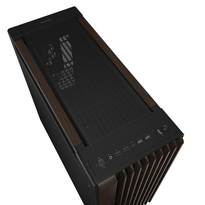 ASUS ProArt PA602 PC-Geh&auml;use, Midi-Tower, E-ATX - schwarz/braun, Holz image number 5