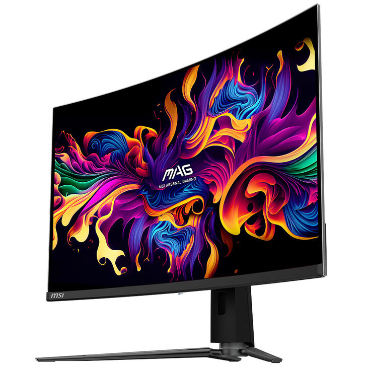 MSI MPG 321CURXDE, 31.5 inch Curved Gaming Monitor, 240Hz, QD OLED, G-SYNC Compatible image number 3