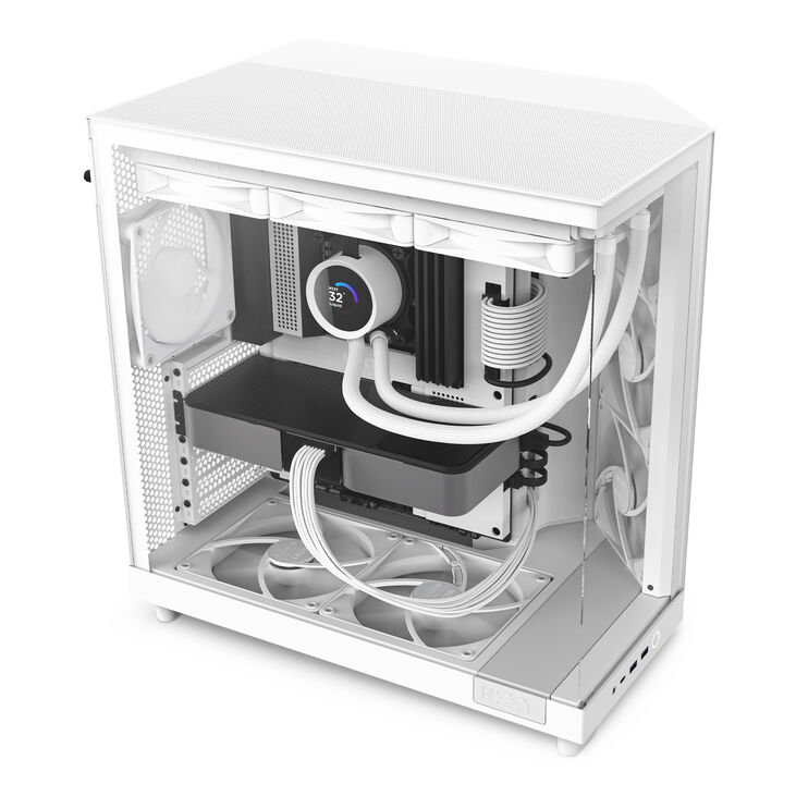 NZXT H6 Flow Midi-Tower - Weiß image number 14