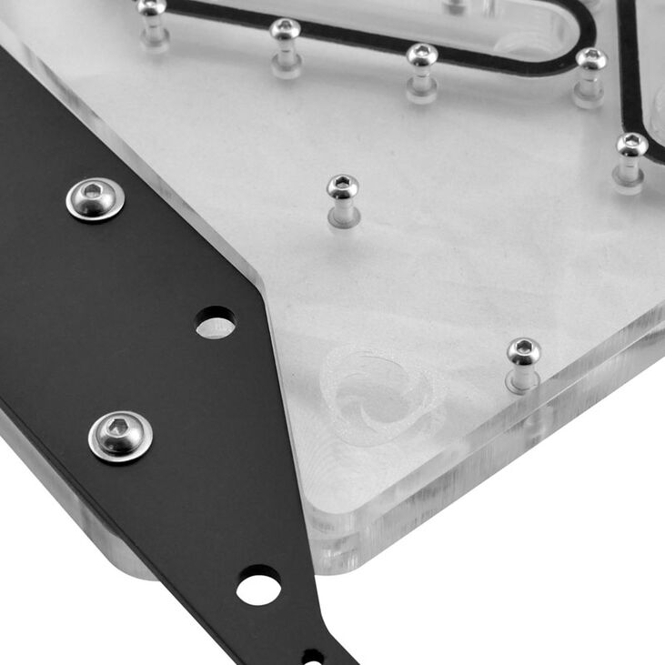Singularity Computers Spectre 2.0 Elite Kit Side Distro Plate - black image number 5