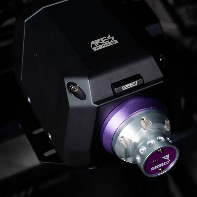 Conspit CDR Wheelbase-Side, Quick-Release-Mechanismus, f&uuml;r ARES-Wheelbases, Wheelbase-seitig - silber image number 9