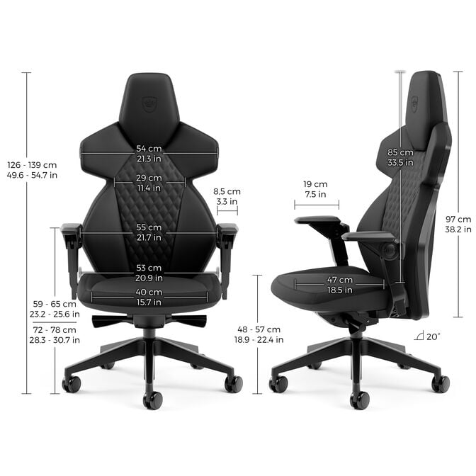 noblechairs DAWN Gaming Chair - Black image number 12