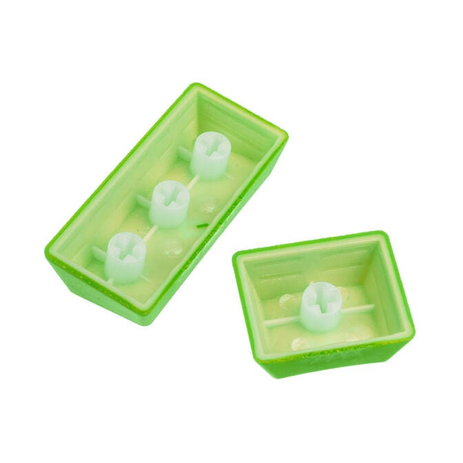 Ducky Rubber Keycap Set, 31 Tasten, Double-Shot, gummiert, f&uuml;r Backlight - gr&uuml;n image number 1