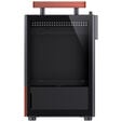 Jonsbo T6 PC Geh&auml;use, Mini-Tower, Mini-ITX, Tempered Glass, Holz - schwarz image number null