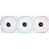 Lian Li UNI FAN TL Wireless LCD Fan, ARGB, PWM, 3-Pack with Controller - 120 mm, White image number null
