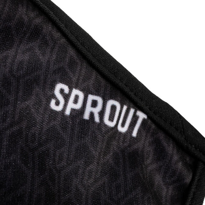 Sprout face mask for mouth and nose - black image number 5