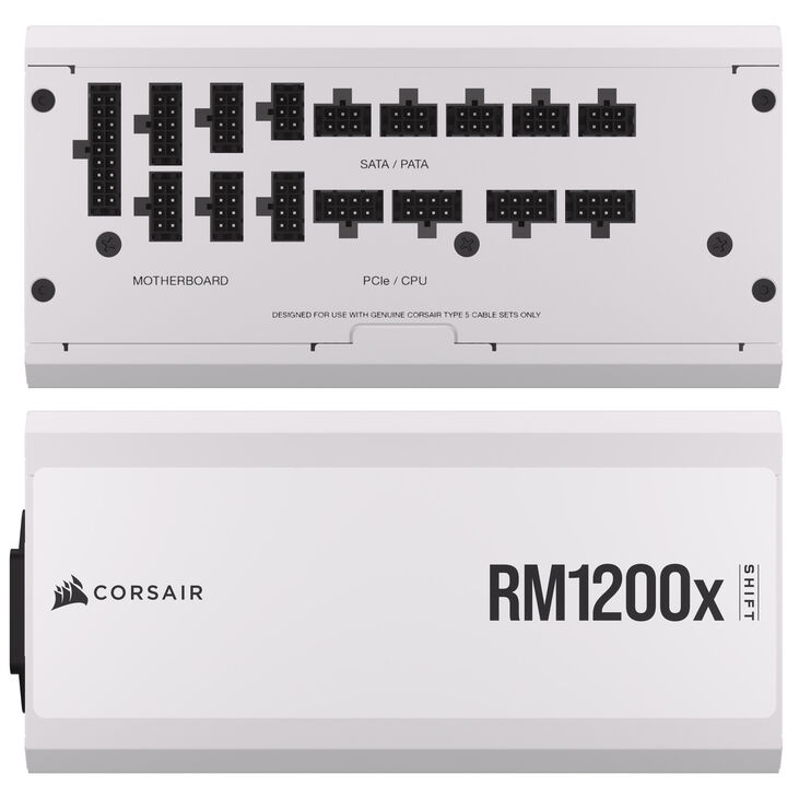 Corsair RMx Shift Series RM1200x Netzteil 80 PLUS Gold, ATX 3.1, PCIe 5.1 - 1200 Watt, weiß image number 8