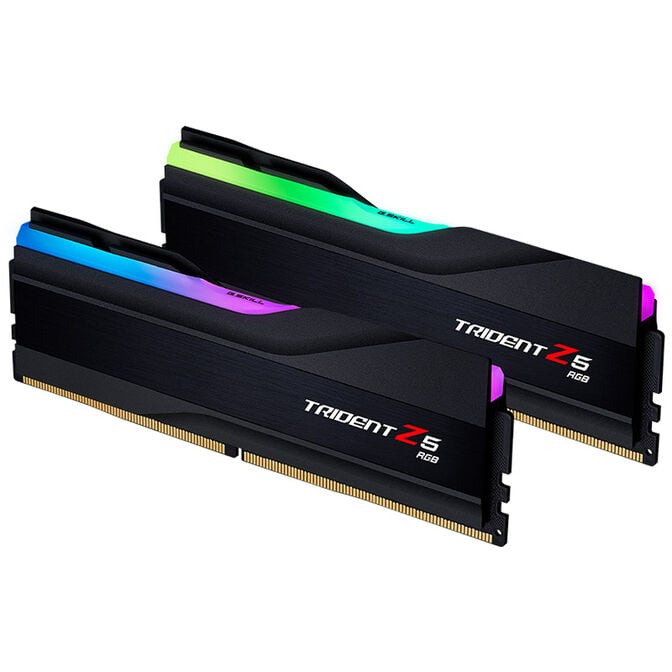 G.Skill Trident Z5 RGB DDR5-6400 RAM, CL32, XMP - 64 GB Dual-Kit, schwarz image number 1
