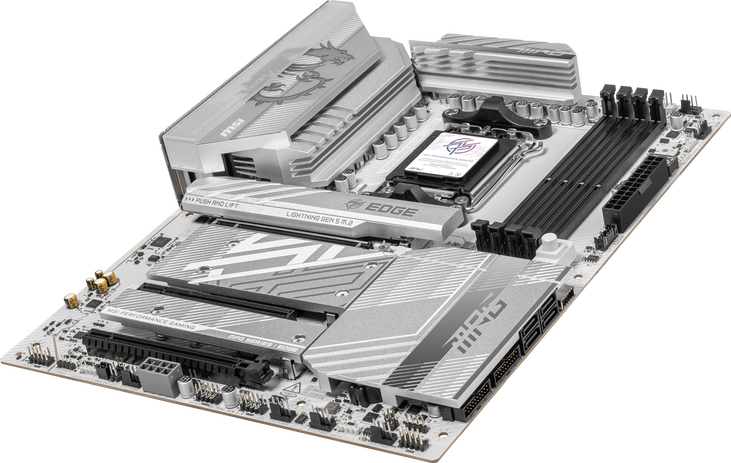 MSI MPG B850 Edge TI WiFi Motherboard, socket AM5, AMD B850, ATX, DDR5 image number 2