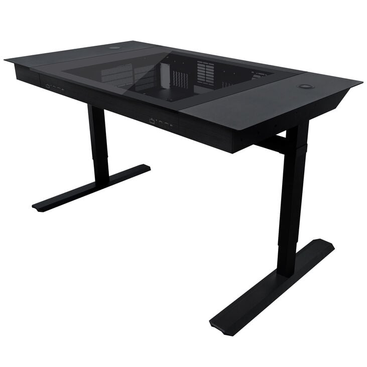Lian Li DK07 Tischgehäuse, Dual-System-fähig, 2x E-ATX, höhenverstellbar - schwarz image number 4