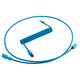 CableMod PRO Coiled Keyboard Cable Micro-USB zu USB Typ A, Spectrum Blue - 150cm