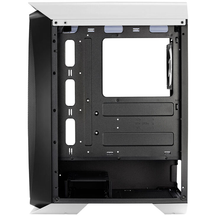 Aerocool Aero One Frost Mid Tower, Tempered Glass - White image number 6