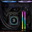 Corsair Vengeance RGB DDR5-6000 RAM, CL36, EXPO - 32 GB Dual-Kit, grau image number null