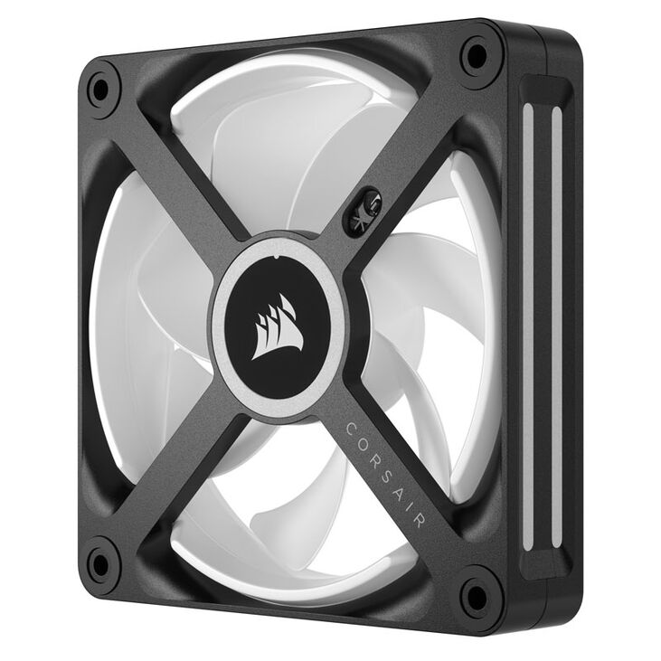 Corsair iCUE LINK QX120 RGB Series, PWM Lüfter, 3er Pack inkl. RGB-Controller - 120mm, schwarz, Star image number 4