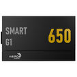 AeroCool Smart G1 80 PLUS Gold Power Supply, PCIe 5.1, ATX 3.1 - 650 Watts, black image number null