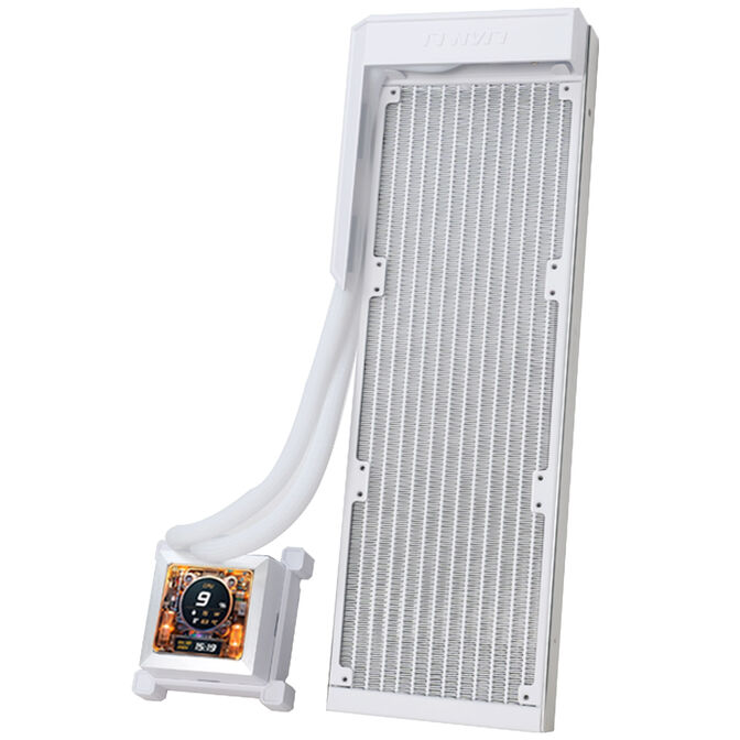 Lian Li HydroShift LCD 360 Fanless Wasserk&uuml;hlung, RGB - 360mm, wei&szlig; image number 1