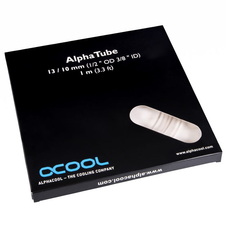 Alphacool AlphaTube Tubing HF 13/10mm - Ultra Clear 1 m image number 1