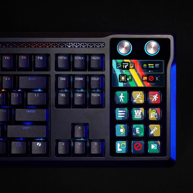 CORSAIR Galleon 100 SD Gaming-Tastatur, Full-Size, integriertes Stream Deck, Hot-Swap, DE - schwarz image number 11