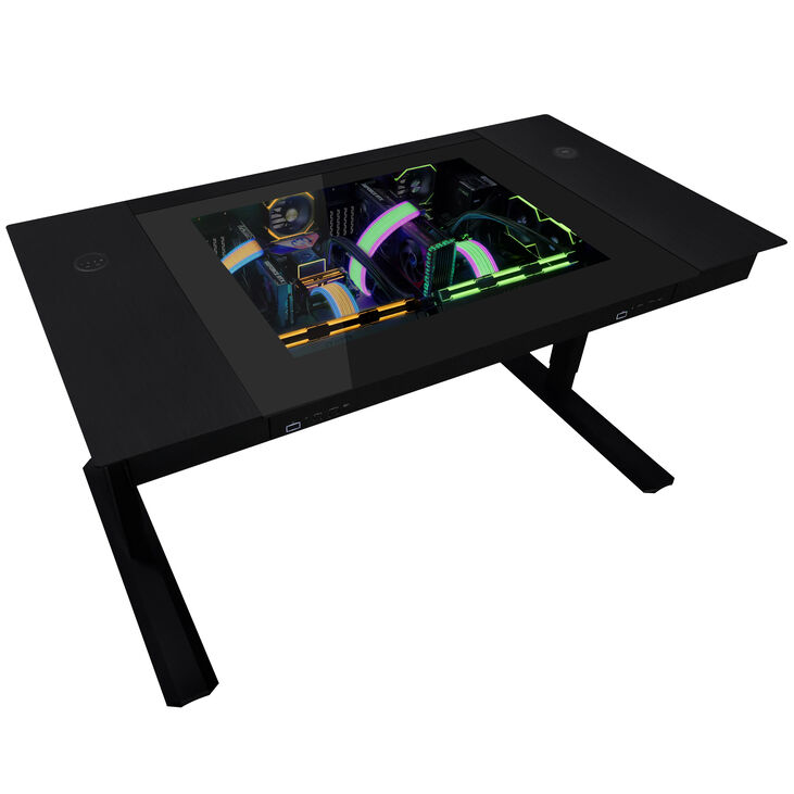 Lian Li DK07 Tischgehäuse, Dual-System-fähig, 2x E-ATX, höhenverstellbar - schwarz image number 1