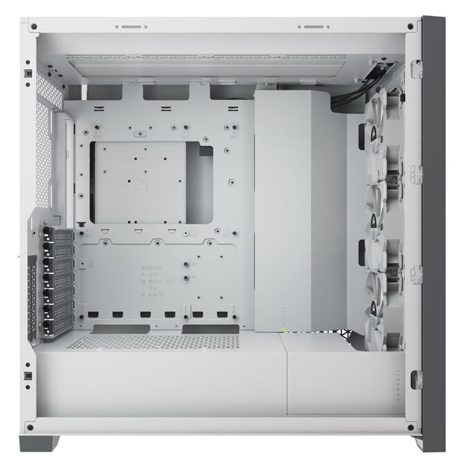 Corsair iCUE 5000X RGB Midi-Tower, Tempered Glass - wei&szlig; image number 4
