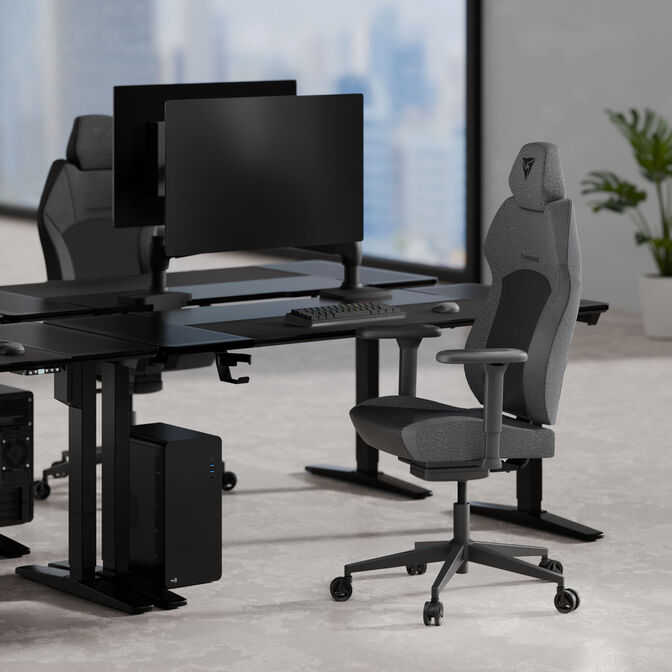 ThunderX3 SOLO 360 Ergonomischer Gaming-Stuhl - Mesh, schwarz image number 10
