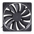 Alphacool Core PWM-L&uuml;fter 2.000 U/min - 140 mm - schwarz image number null