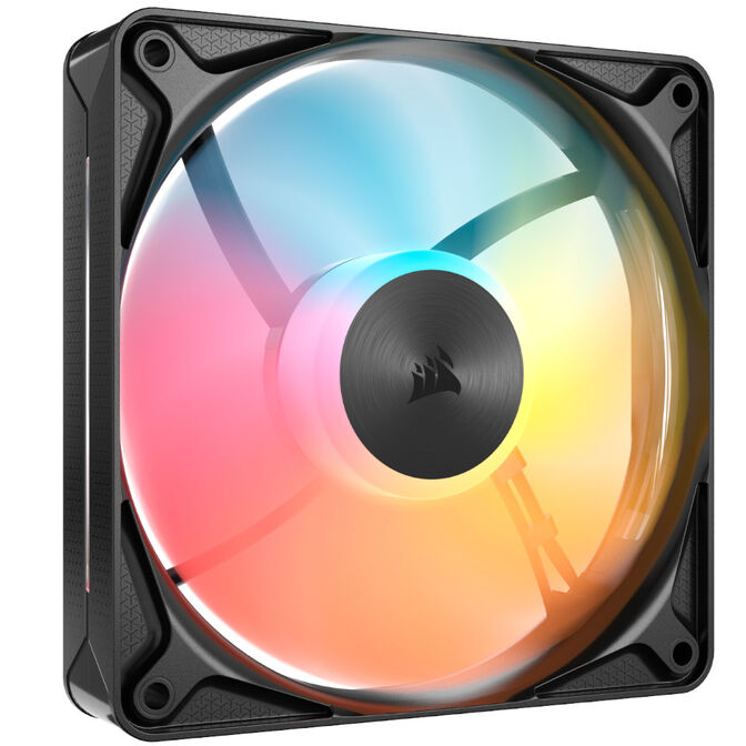 Corsair RS120 II ARGB 120mm Fan, PWM, ARGB - Black image number 0