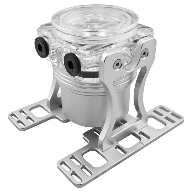Singularity Computers Protium Vertikale Halterung f&uuml;r Pumpen und AGBs - silber image number 4