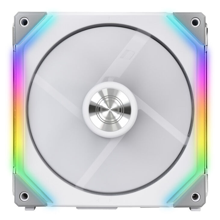 Lian Li UNI FAN SL140 ARGB PWM Lüfter, 2er Pack inkl. Controller - 140mm, weiß image number 1