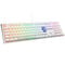 Ducky One 3 Classic Pure White Gaming Tastatur, RGB LED - MX-Silent-Red