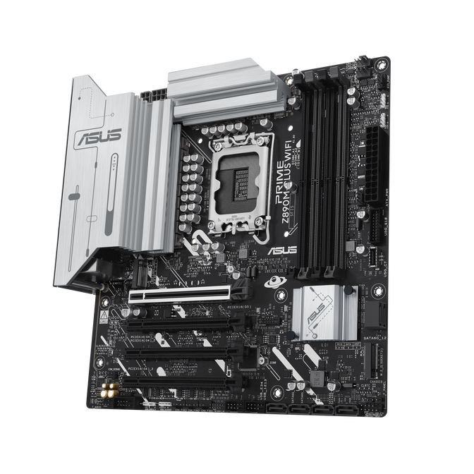 ASUS Prime Z890M Plus WiFi motherboard, socket LGA 1851, Intel Z890, mATX, DDR5 image number 4