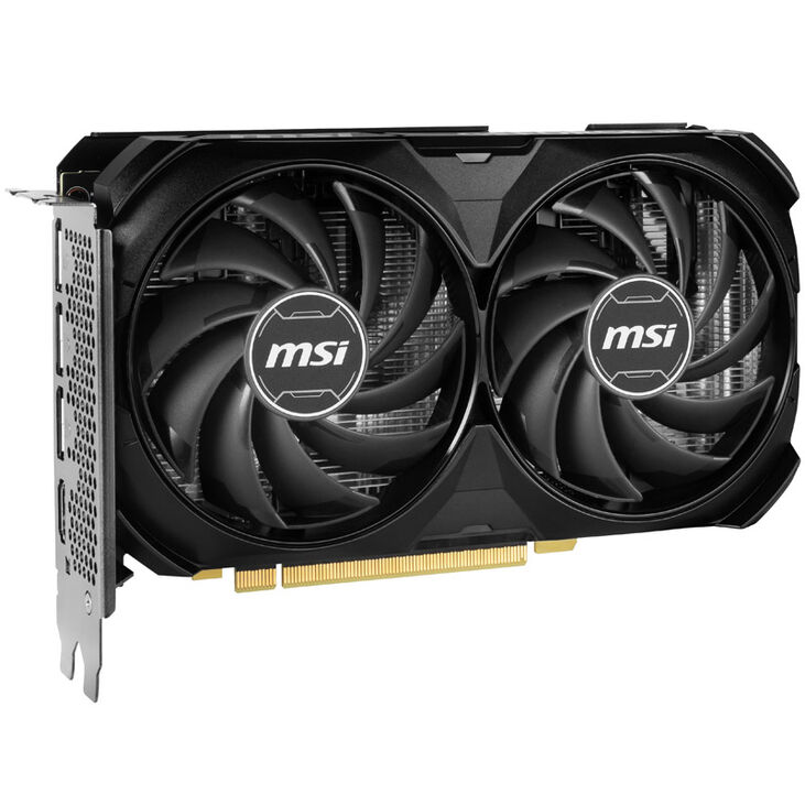 MSI GeForce RTX 4060 Ti Ventus 2X Black 16G OC, 16384 MB GDDR6 image number 1