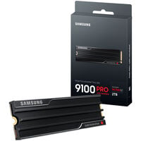 Samsung 9100 PRO Series NVMe SSD, PCIe 5.0 M.2 Typ 2280, mit K&uuml;hlk&ouml;rper - 2TB